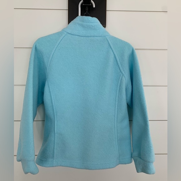 Columbia Zip-up Fleece Jacket Little Girls Size 4/5 - Picture 2 of 7
